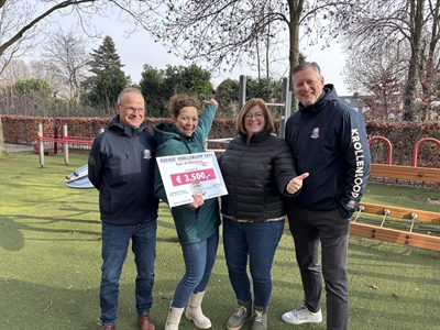 Watersteeg krijgt €3500,- van Krollenloop