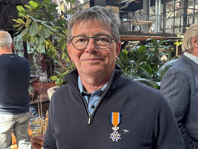 Koninklijke onderscheiding voor Harrie Lunenburg